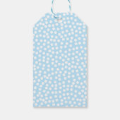 Wonderland Rabbit Blue Polka Dot Dank u Cadeaulabel (Achterkant)