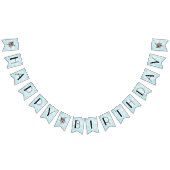 Wonderland Rabbit Happy Birthday Vlaggetjes (Alle)