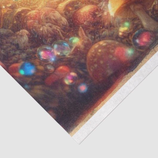 Wonderland Rabbit Hole Fantasy Art Decoupage Tissuepapier (Detail)