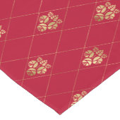 Wonderland Red Queen Alice Red Heart Korte Tafelloper (Hoek)