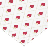 Wonderland Red Queen Alice Red Heart Korte Tafelloper (Hoek)