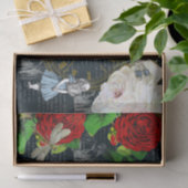 Wonderland Rozen Kaarten Literair weefselpapier Tissuepapier (Geschenk)