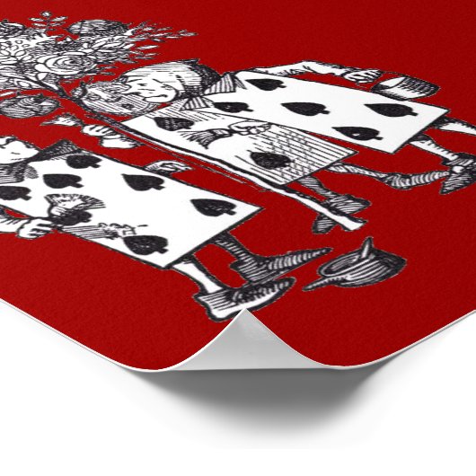 Wonderland Rozen Print (Hoek)