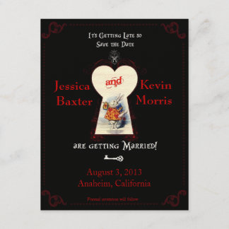 Wonderland Save the Date Kaart