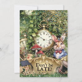 Wonderland Save the Date Kaart