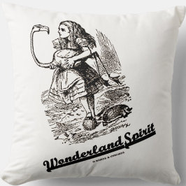 Wonderland Spirit Alice En Haar Flamingo Humor Kussen