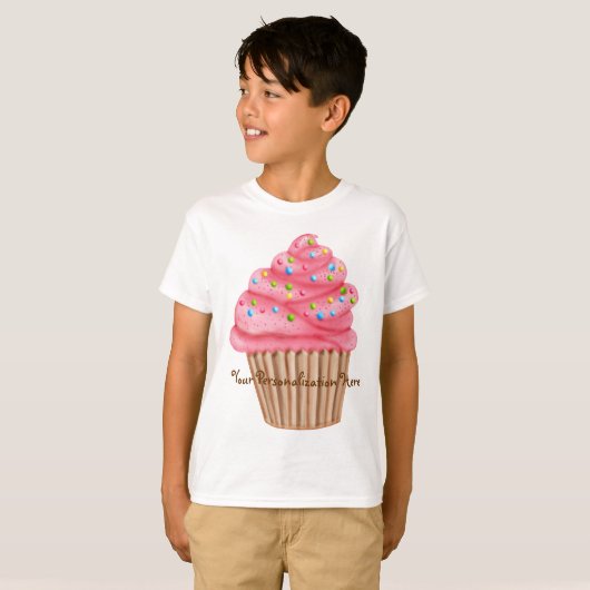 Wonderland Sprinkles Cupcake T-shirt (Voorkant volledig)