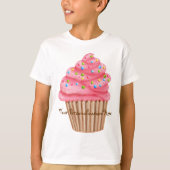 Wonderland Sprinkles Cupcake T-shirt (Voorkant)