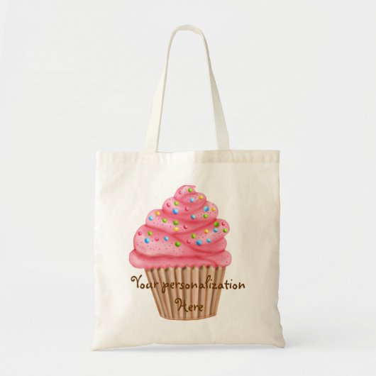 Wonderland Sprinkles Cupcake Tote Bag (Voorkant)
