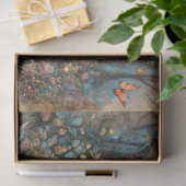 Wonderland Steampunk Alice Fantasy Art Decoupage Tissuepapier (Geschenk)