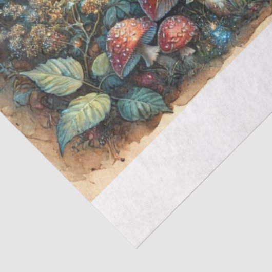 Wonderland Steampunk Alice Fantasy Art Decoupage Tissuepapier (Detail)