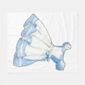 Wonderland Story Book Alice Dress Fleece Deken (Voorkant (Horizontaal))