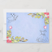 Wonderland Storybook Baby shower Uitnodiging (Achterkant)