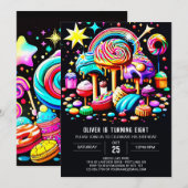 Wonderland Sweet Verjaardag Kaart (Voorkant / Achterkant)