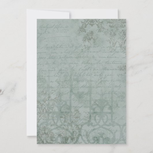  Wonderland Tea Party Birthday nodigt uit Kaart (Achterkant)