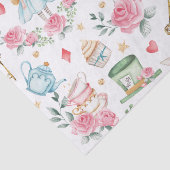Wonderland Tea Party Decoupage Tissuepapier (Detail)