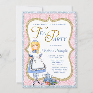 Wonderland Tea Party Kaart