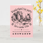 Wonderland Tea Party Kaart (Gele Bloem)
