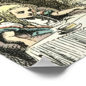 Wonderland Tea Party Pink Poster (Hoek)