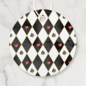 Wonderland Tea Party Sprookjesachtige Kinderverjaa Bedankjes Labels (Achterkant)