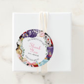 Wonderland Tea Party Sprookjesachtige Kinderverjaa Bedankjes Labels (In situ)