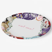 Wonderland Tea Party Sprookjesachtige Kinderverjaa Papieren Bordje (Gekanteld)