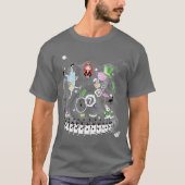 Wonderland-teacups T-shirt (Voorkant)