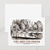 Wonderland The Mad Tea Party Kaart (Voorkant / Achterkant)
