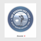 Wonderland Trail (BG) Sticker (Vel)