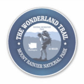 Wonderland Trail (BG) Sticker (Voorkant)
