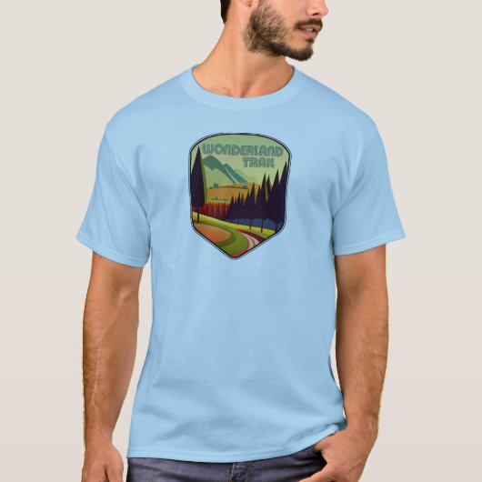 Wonderland Trail Kleuren T-shirt (Voorkant)