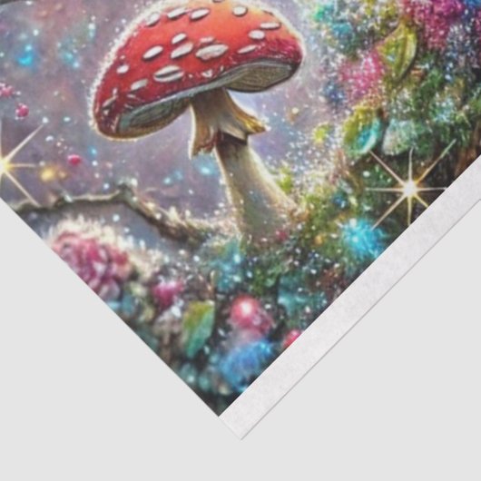 Wonderland Treetop Alice Cheshire Cat Decoupage Tissuepapier (Detail)