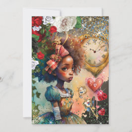 Wonderland Uitnodiging voor verjaardagsfeest