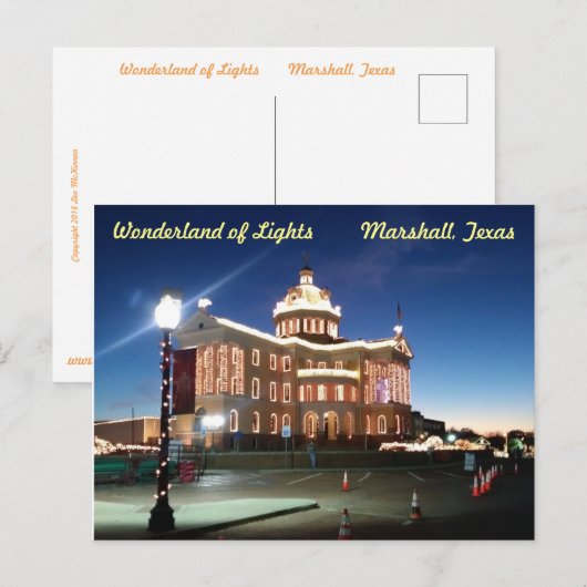 Wonderland van Lights Briefkaart (Voorkant / Achterkant)