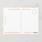 Wonderland van Lights Briefkaart (Achterkant)