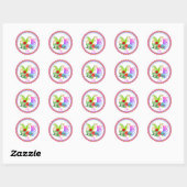 Wonderland Verjaardagsfeestje Stickers (Vel)
