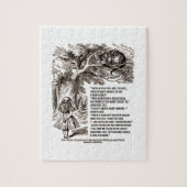 Wonderland waar ik vanaf zou moeten gaan legpuzzel (Verticaal)