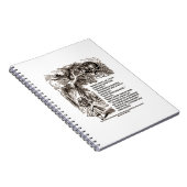 Wonderland waar ik vanaf zou moeten gaan notitieboek (Rechterzijde)