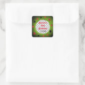 Wonderland Whimsical Mad Tea Party Swirl Sticker (Tas)