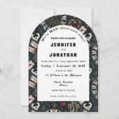 Wonderland Whimsy bruiloft uitnodiging (Voorkant)