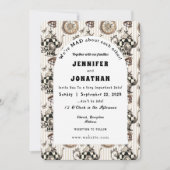 Wonderland Whimsy bruiloft uitnodiging (Voorkant)