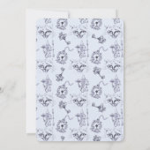 Wonderland Whimsy bruiloft uitnodiging (Achterkant)