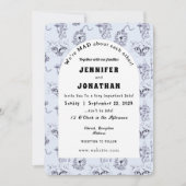 Wonderland Whimsy bruiloft uitnodiging (Voorkant)