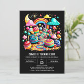 Wonderland Whimsy Snoep Kaart (Staand voorkant)