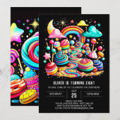 Wonderland Whimsy Snoep Kaart (Voorkant / Achterkant)