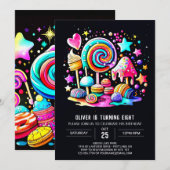 Wonderland Whimsy Verjaardag Kaart (Voorkant / Achterkant)