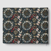 Wonderland Whimsy Wedding Guestbook Gastenboek (Achterkant)