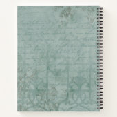 Wonderland White Rabbit Letter a Bullet Journal Notitieboek (Achterkant)