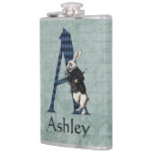 Wonderland White Rabbit Letter A Heupfles (Links)