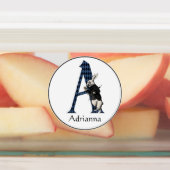 Wonderland White Rabbit Letter A Labels (Aangebracht)